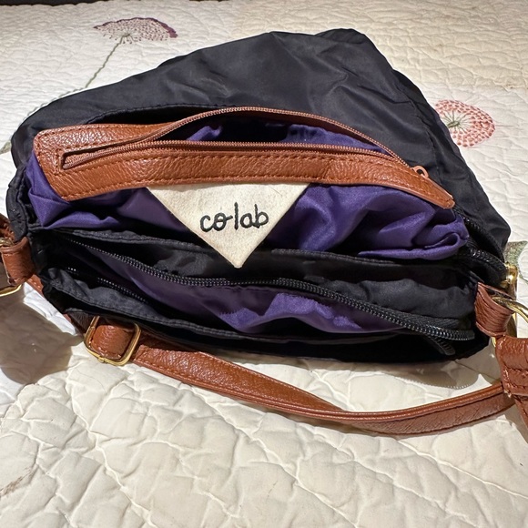 Co lab black fabric shoulder bag - Picture 5 of 5